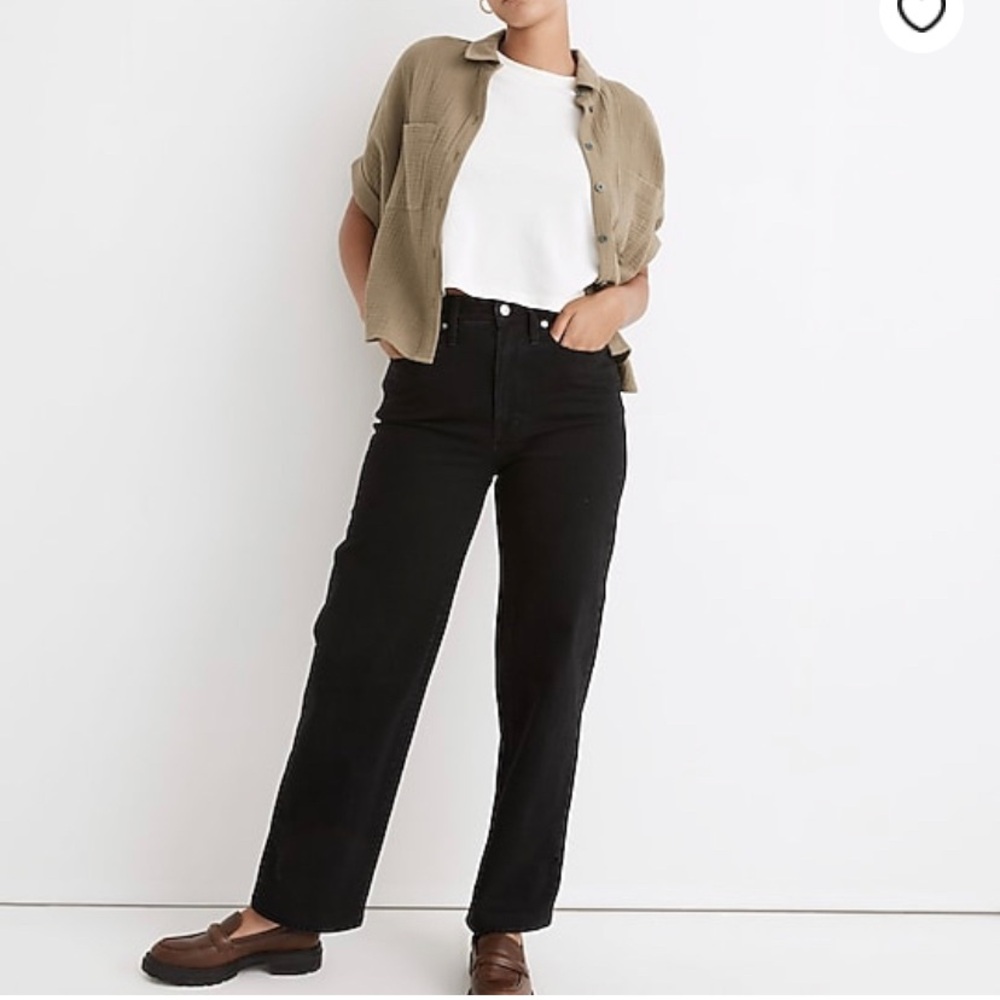 Madewell Curvy Perfect Vintage Wide Leg Jeans in Belmere Wash